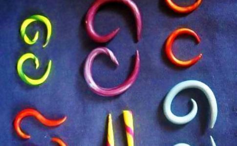 Polymer Clay Ear Gauges