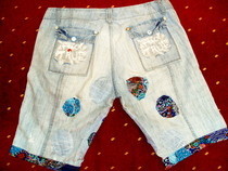 Jeans To Shorts Refashion