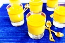 Yoghurt Panna Cotta With Mango Jelly