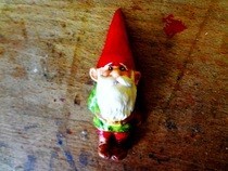 Plaster Gnome Magnet 
