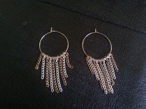Wire Chain Earrings 