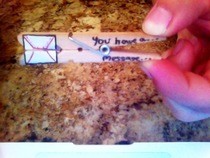 Clothespin Message