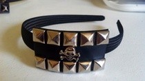 Studded Belt Headband