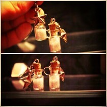 Tiny Bottle 'Stardust' Earrings
