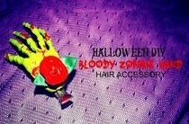 Halloween Zombie Hand Hair Accessory