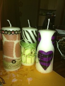 Easy Decorative Tissue Candle