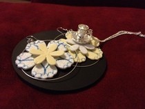 Doily Flower Inspired Earrings