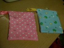 Drawstring Bags From Material Scraps