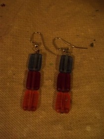 Dangling Rectangle Earrings