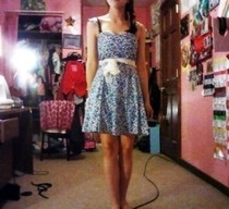 Blue Floral Dress