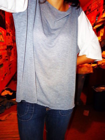 Grey Super Flowy Top