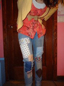 Patchwork Jeans