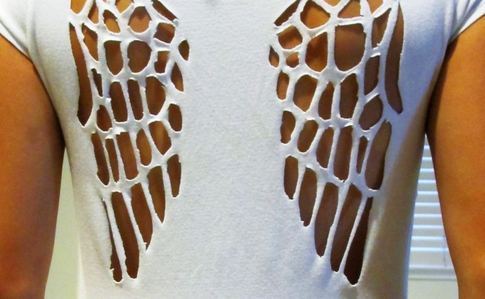 Angel Wings Cut Out Tee