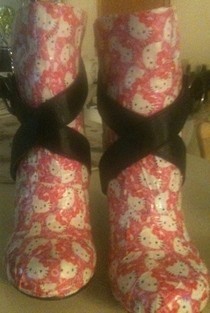 Diy Hello Kitty Wedge Shoes