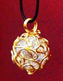 Bird Nest Mess Wire Wrapped Marble