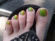 Stripey Toes