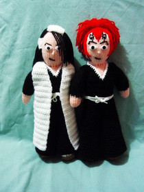 Bleach Byakuya And Renji Dolls
