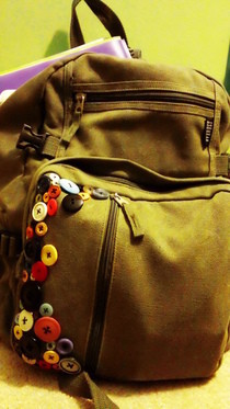 Emma's Buttons   Button Backpack