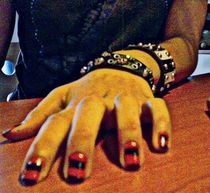 Very Simple Halloween Nail Art