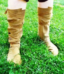 Suede Handmade Moc Style Boots