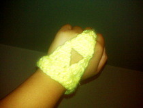 Crotchet Triforce Bracelet