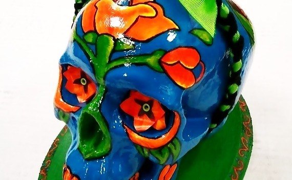 Frida Day Of The Dead Skull