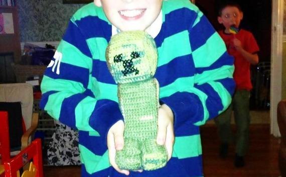 Minecraft Creeper Crochet Toy