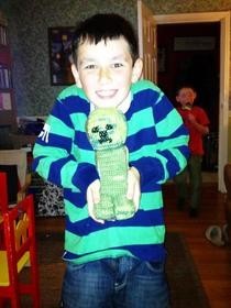 Minecraft Creeper Crochet Toy