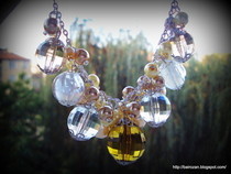 Chunky Baubles Necklace And Earrings Set