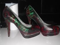 Painted Zombie Heels!