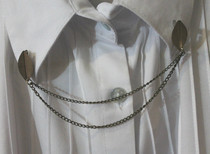 Collar Chain Using Brooch Back