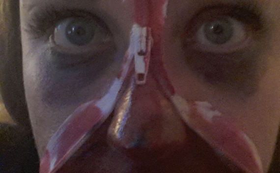 Halloween Un Zipped Face Make Up