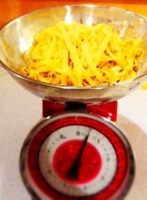 Homemade Tagliatelle & Pesto