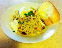 Egg And Bacon Pasta