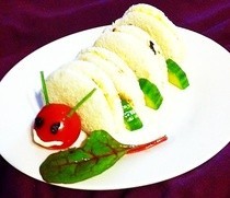 Kids Caterpillar Sandwich