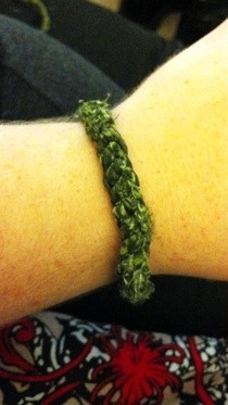 Crochet Fabric Bangle