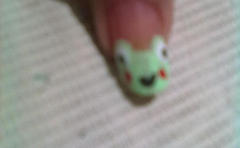 Keroppi Nail Art