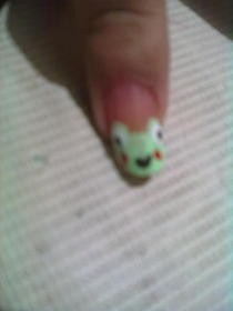 Keroppi Nail Art