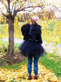 Black Angel Tutu Outfit