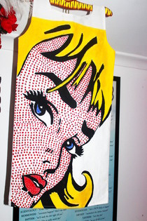 Lichtenstein Inspired Shift Dress