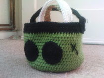 Halloween Crochet Stacking Baskets