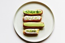 Lime éclairs