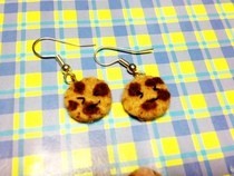 Felt Cookie Earring
