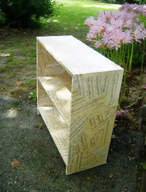 Vintage Sheet Music Bookcase
