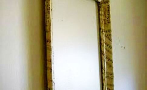 Vintage Sheet Music Wooden Frame