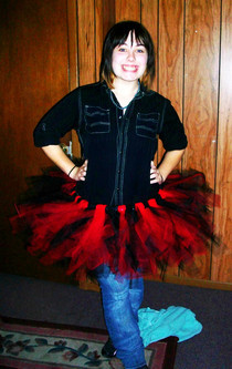 Black Angel Tutu Outfit