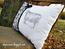 Beautiful Bovine Pillow Using Citra Solv