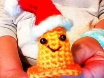 Mini Crochet Santa Hat