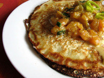 Pancakes With Stewed Pumpkin 