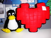 My 8 Bit Heart Cushion